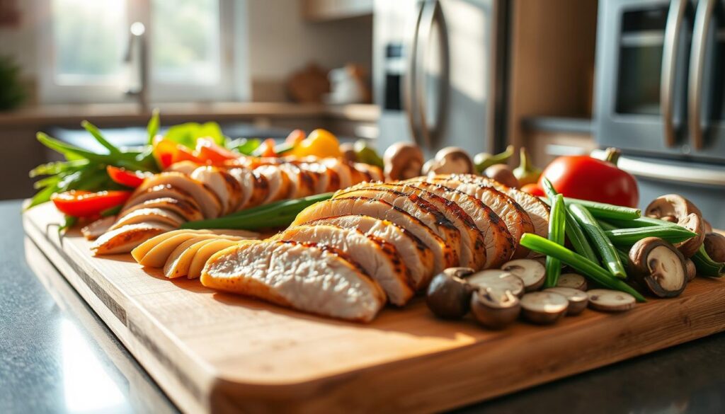 Meal Prep with Thin-Sliced Chicken