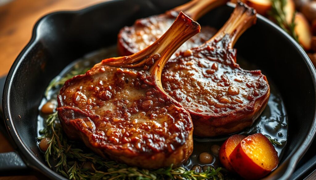 Pan Seared Lamb Chops