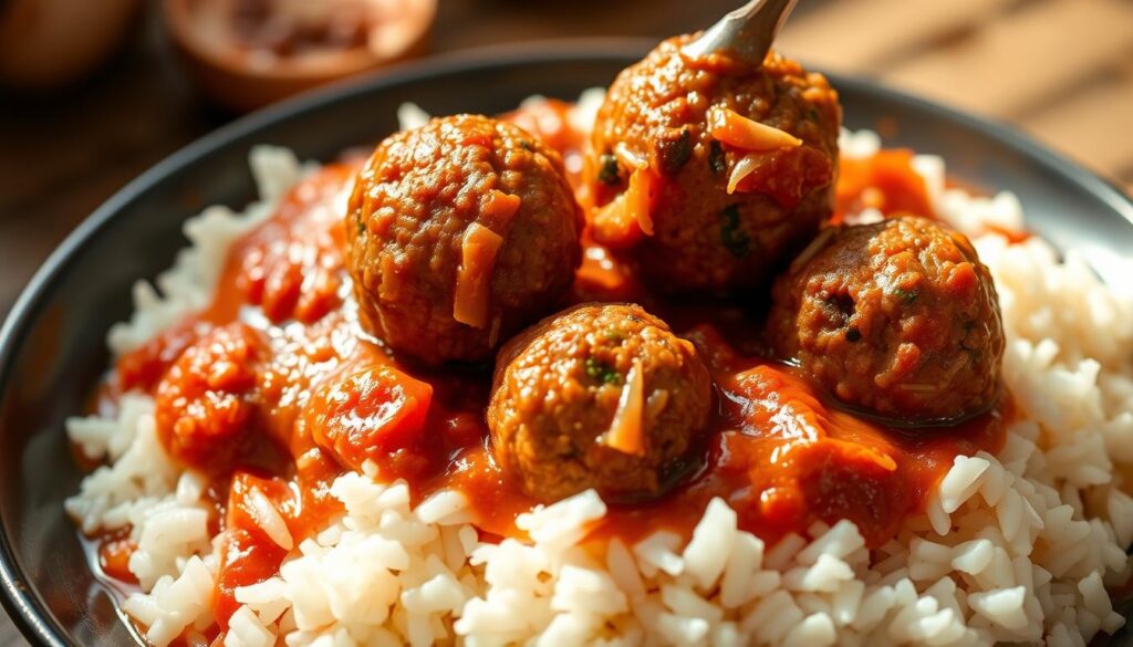 Porcupine Meatballs