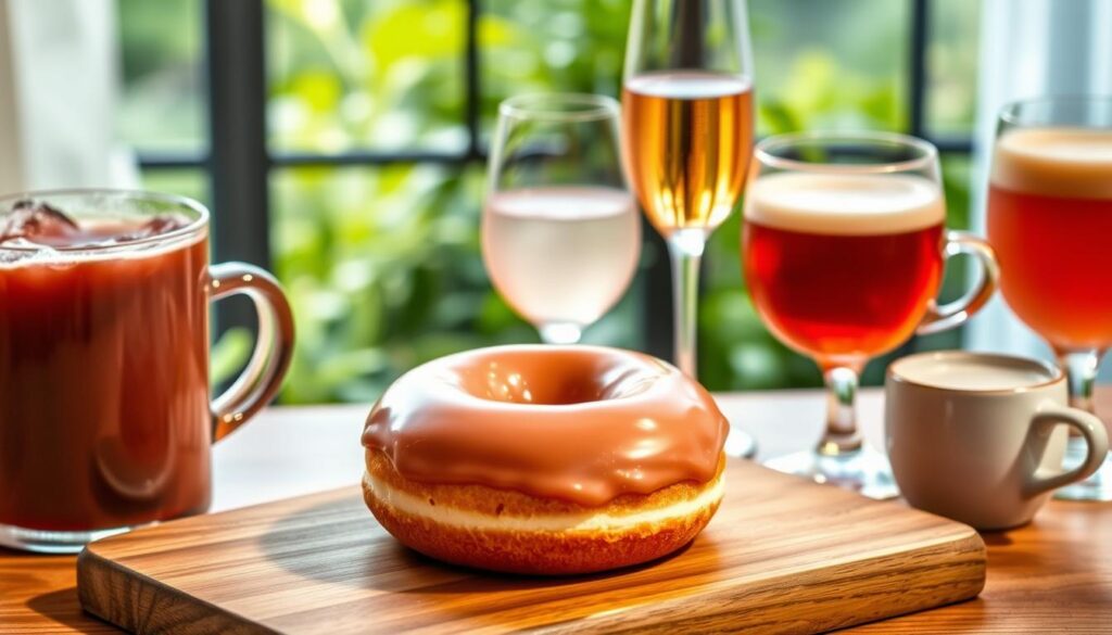 Raspberry Cheesecake Donut Beverage Pairings Raspberry Cheesecake Donut Beverage Pairings
