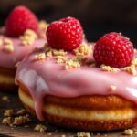 Raspberry Cheesecake Donuts